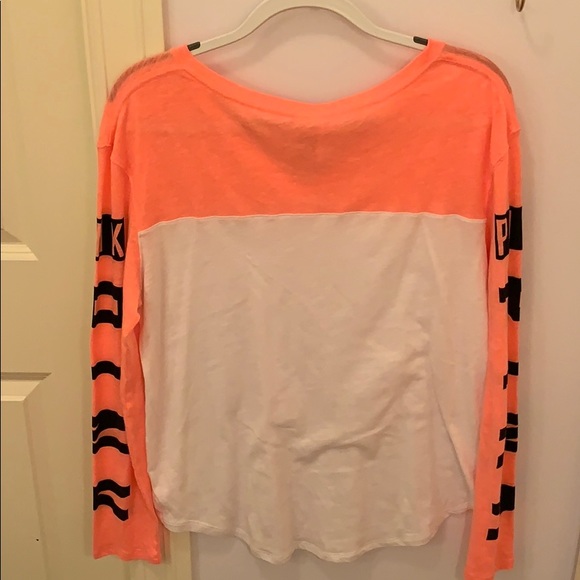 Pinkish- Orange long sleeve t shirt - Picture 2 of 3